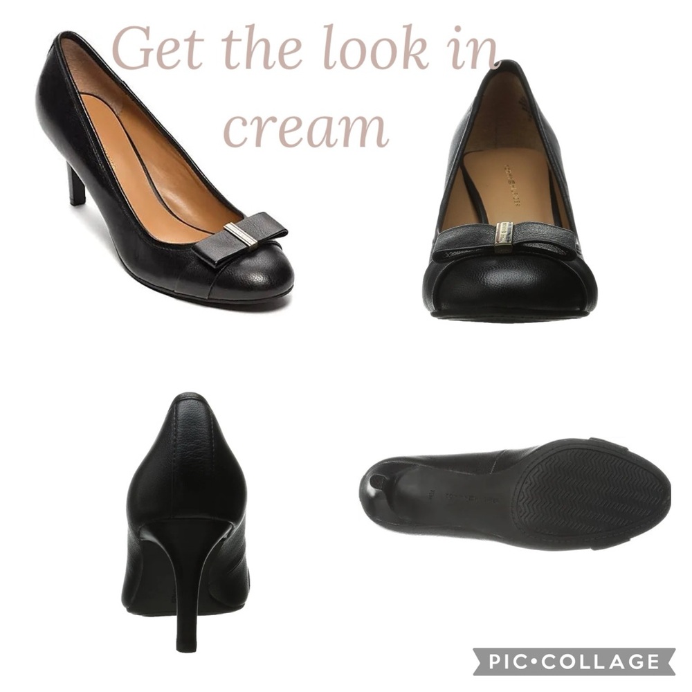 Tommy Hilfiger cream colored leather heels.  👠 these are preloved